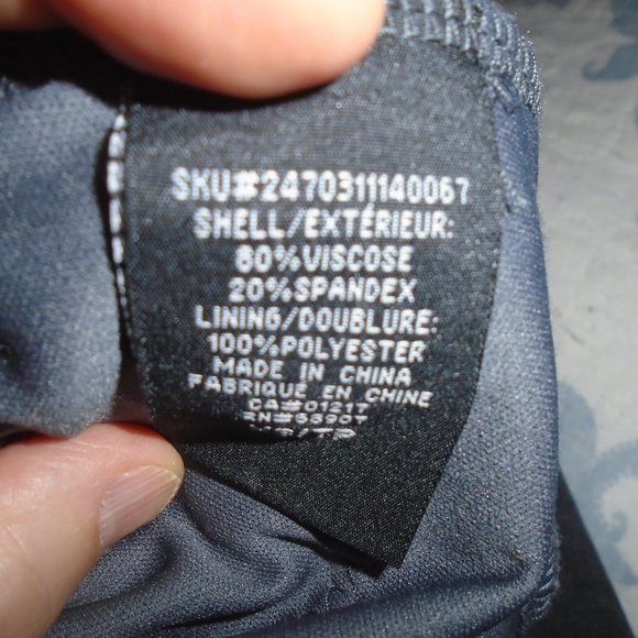 3/$20 Le Chateau lined, beaded blue dress - Picture 4 of 8